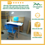 Bàn học thông minh K11 điều chỉnh chiều cao, chất liệu chắc chắn, phù hợp cho học sinh từ 8–15 tuổi, giúp ngồi học đúng tư thế