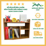 Kệ Sách Để Bàn 4 Ngăn Gỗ MDF