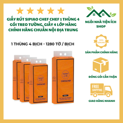 Giấy Rút Sipiao Chef Chef 4 Lớp