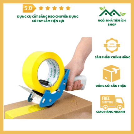 dụng cụ cắt băng keo cầm tay, kéo cắt băng keo thép không gỉ, tay cầm chống trượt ABS, dao cắt keo văn phòng, dụng cụ cắt băng keo chuyên dụng