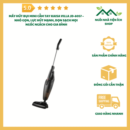 máy hút bụi mini cầm tay Kaisa Villa JD-8057 nhỏ gọn lực hút mạnh cho gia đình
