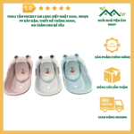 Thau Tắm Mickey Gia Long Việt Nhật 9029 màu xanh thiết kế chống trượt cho bé sơ sinh