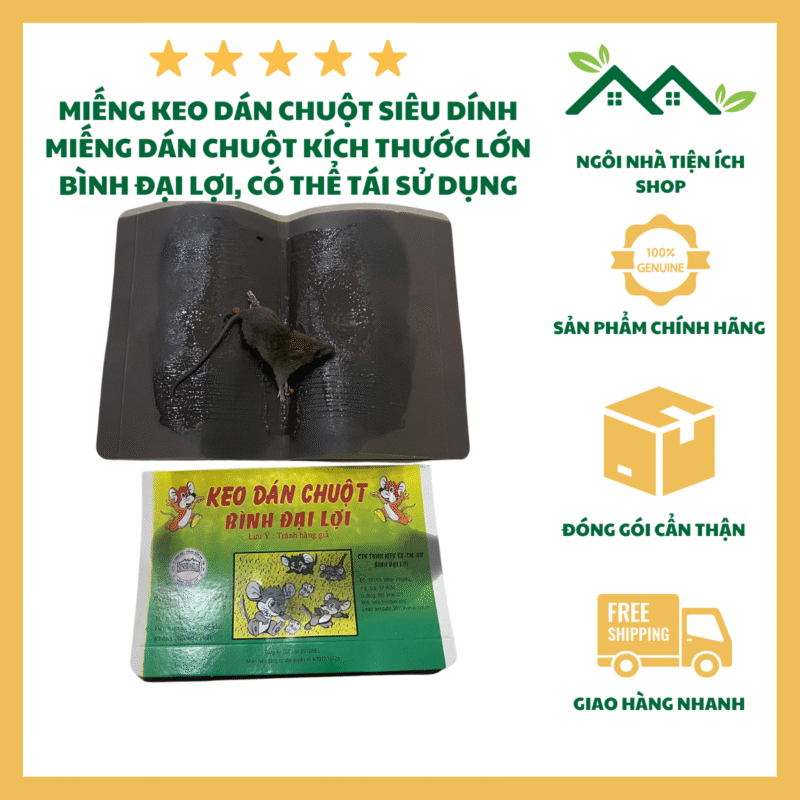 Miếng Dán Chuột Bình Đại Lợi Bẫy Chuột Tiện Lợi