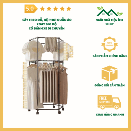 Cây Treo Đồ Xoay 360 độ