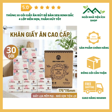 giay an rut sen kinh bac 4 lop mem min tham hut tot