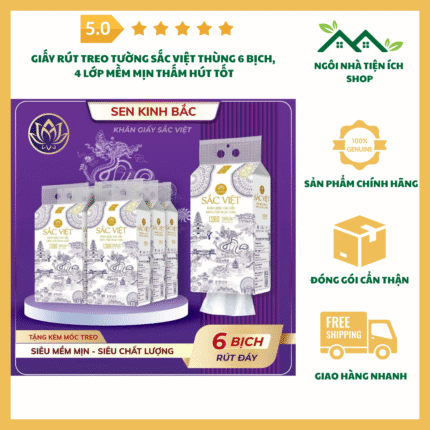 giay rut treo tuong sac viet 4 lop mem min tham hut tot