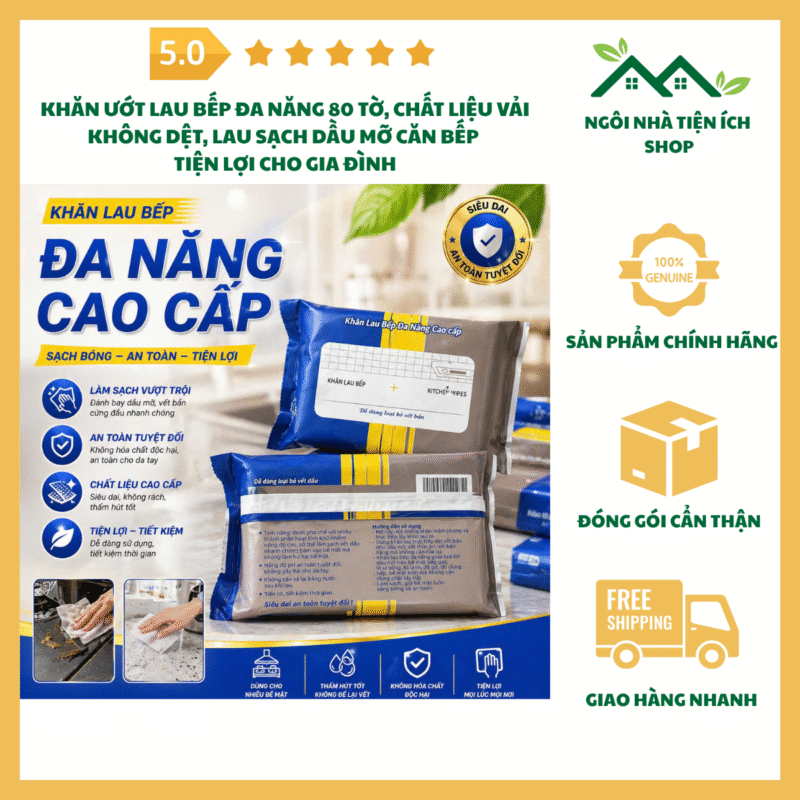 khan uot lau bep da nang 80 to vai khong det lau sach dau mo