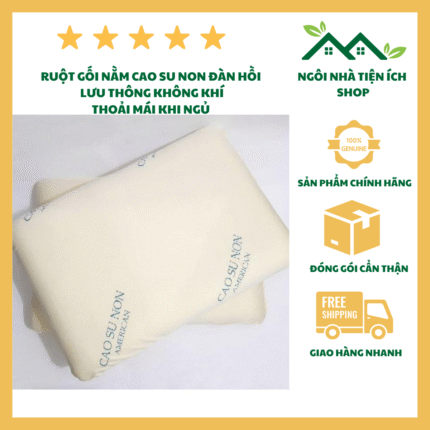 ruột gối cao su tổng hợp cao cấp 40x60cm mềm mại đàn hồi tốt không xẹp lún