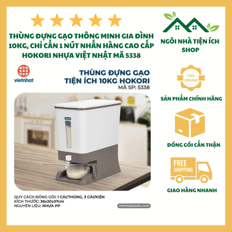 Thùng đựng gạo GLCC 9098