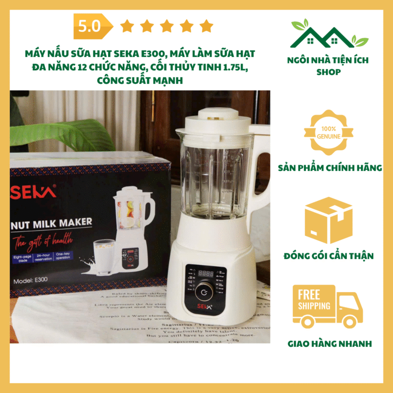 may nau sua hat seka e300 da nang 1 75l cong suat manh