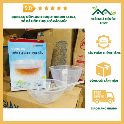 dụng cụ ướp lạnh rượu Hokori 6436-1 có gáo múc đá tiện lợi