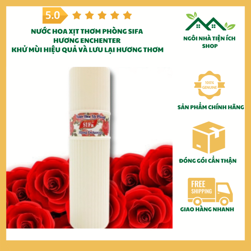 Nước Hoa Xịt Thơm Phòng SIFA Hương Enchenter 420ml Xịt Khử Mùi Không Gian Hiệu Quả Hương Thơm Quyến Rũ Tinh Tế Lưu Hương Dài Lâu Cho Phòng Khách Phòng Ngủ Và Văn Phòng